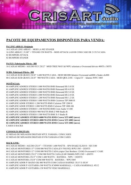 Mod caixa de 1000 watts